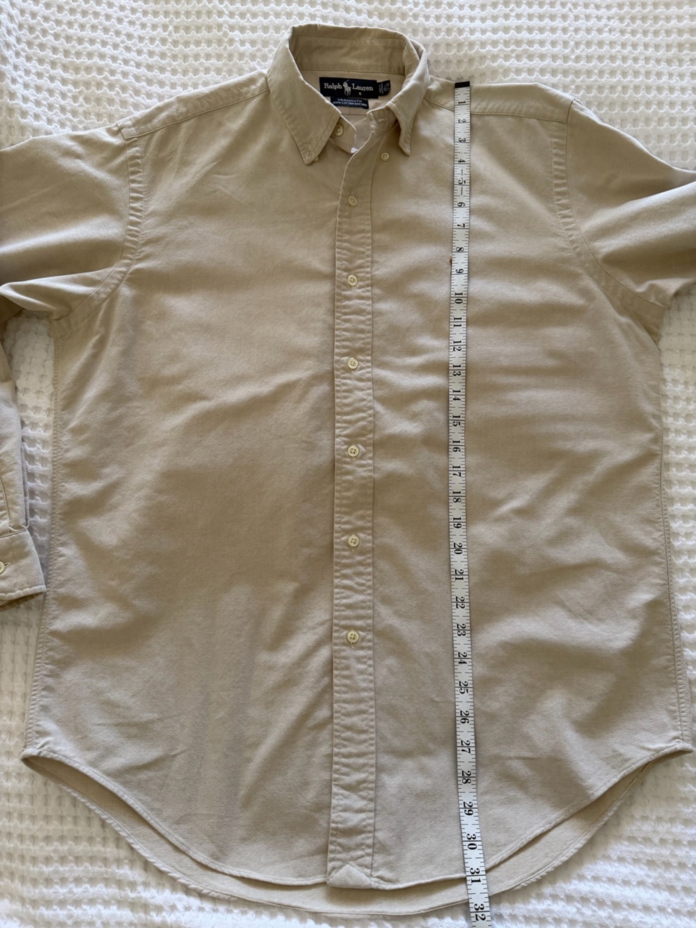 Ralph Lauren "Yarmouth" 100% Cotton Oxford Button-Down Size 15½ / 34-35 (Medium) - Picture 9 of 13